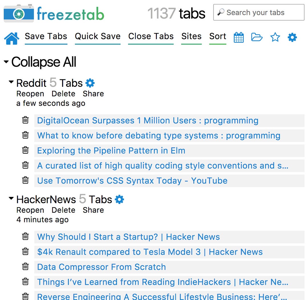 Freezetab for Chrome - Descargar