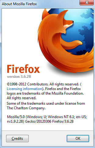 latest version of firefox for mac os x 10.3
