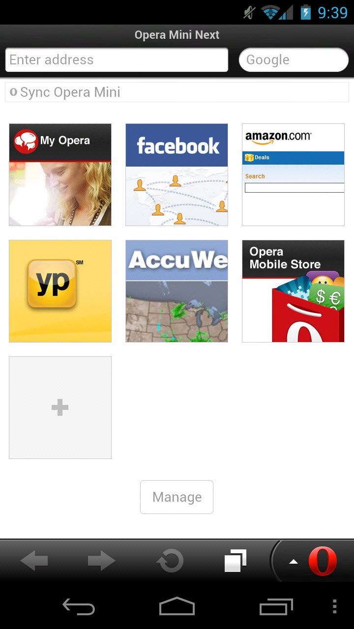 Opera Mini Next for Android - Download