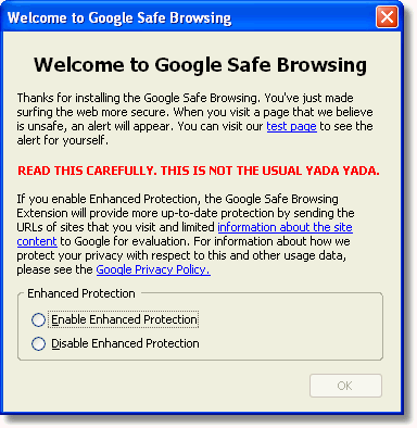 Google Safe Browsing - Descargar