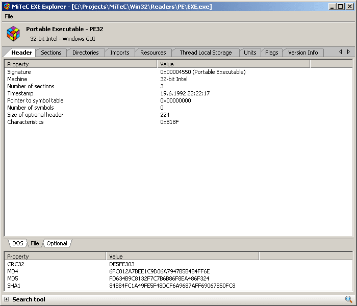 MiTeC EXE Explorer 3.6.5 for windows instal