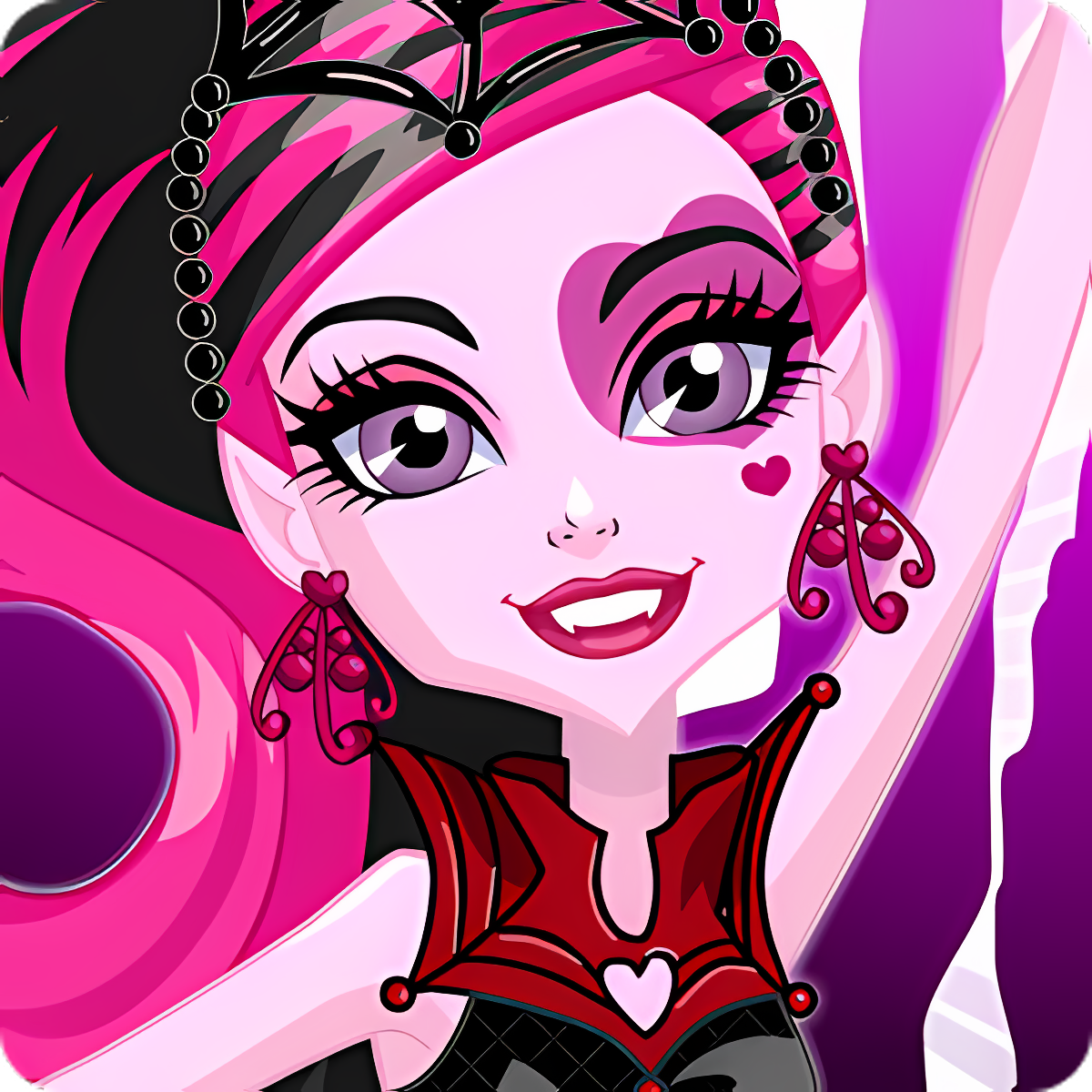 Monsters Girls Fashion Style Dress Up Game