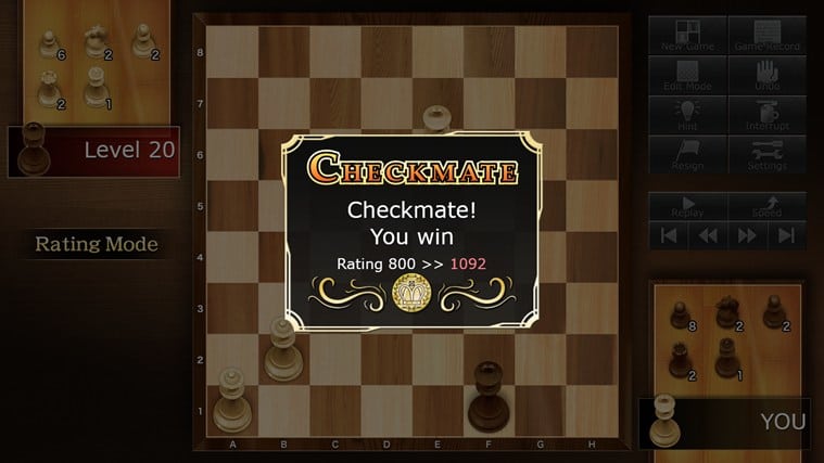 the chess lv.100 level. 6 hint