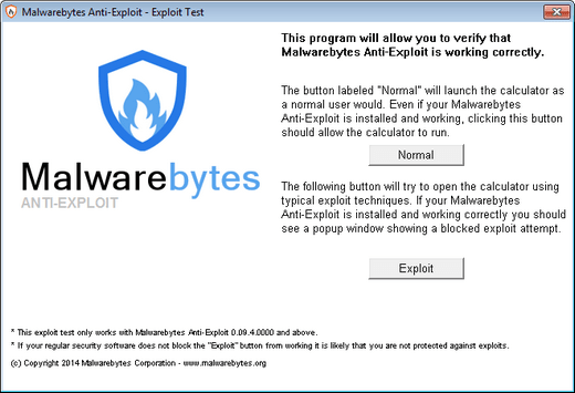 Malwarebytes Anti-Exploit Beta 1.11.1.40