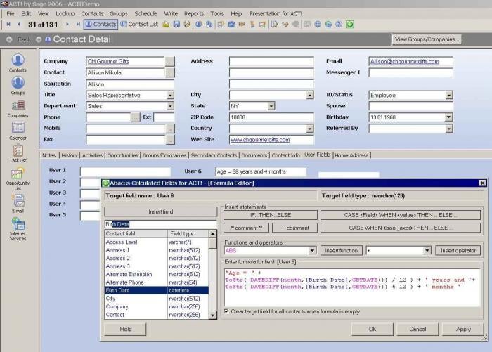 Abacus Line Counting Software