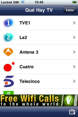 Qué Hay Televisión para iPhone - Descargar