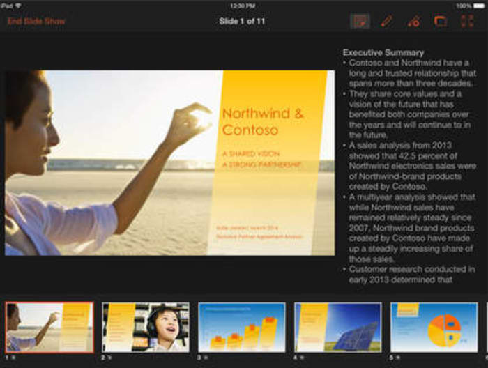 microsoft powerpoint for iphone