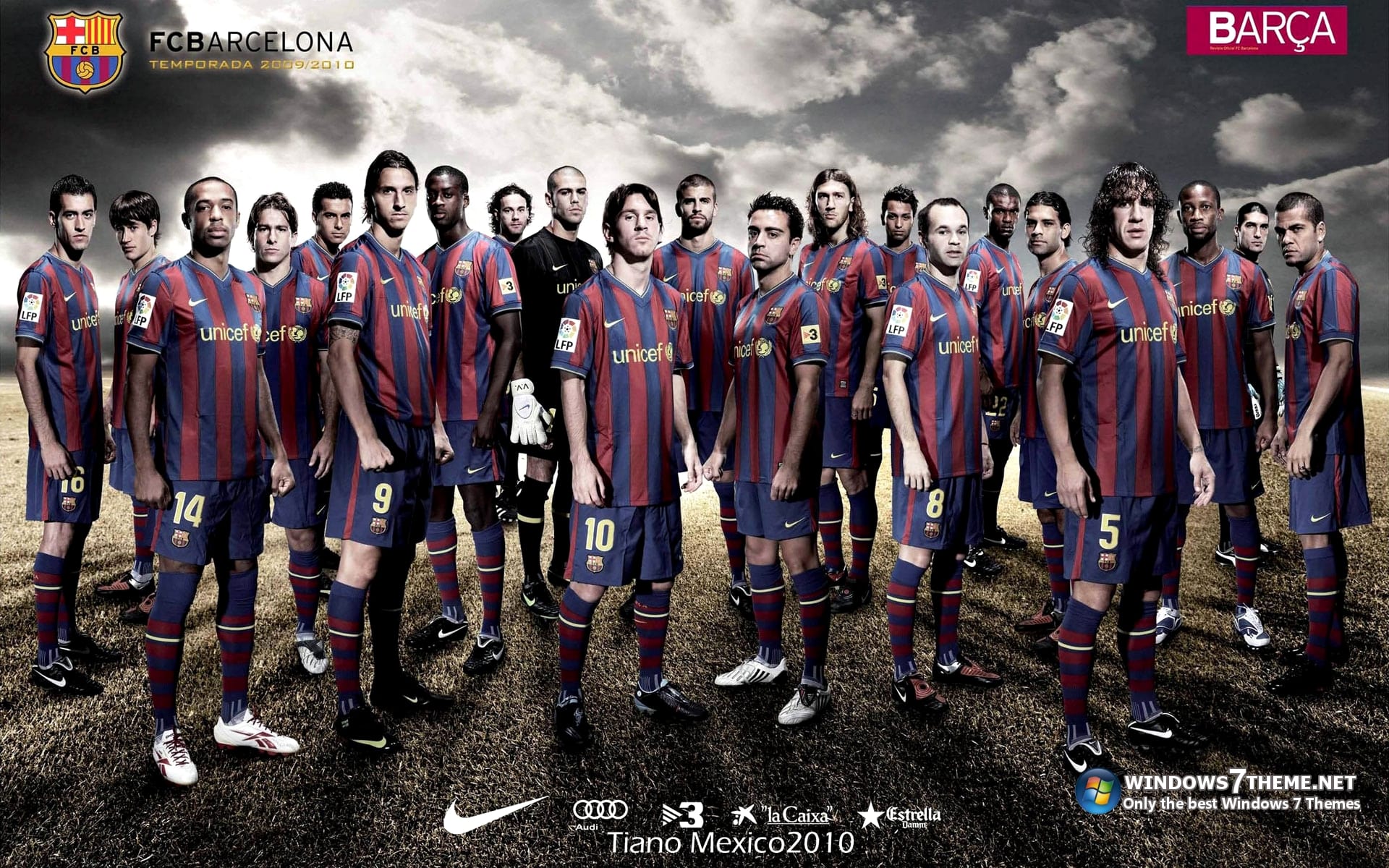 FC Barcelona Theme Download