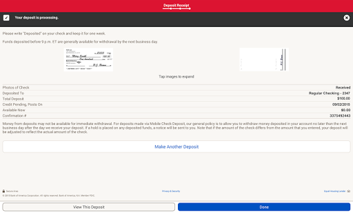 Bank of America