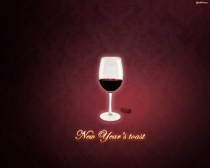 New Years Toast Part II Wallpaper
