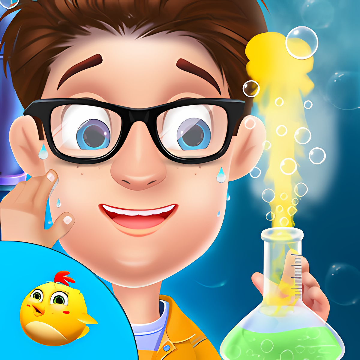 Ciencia experimento con agua