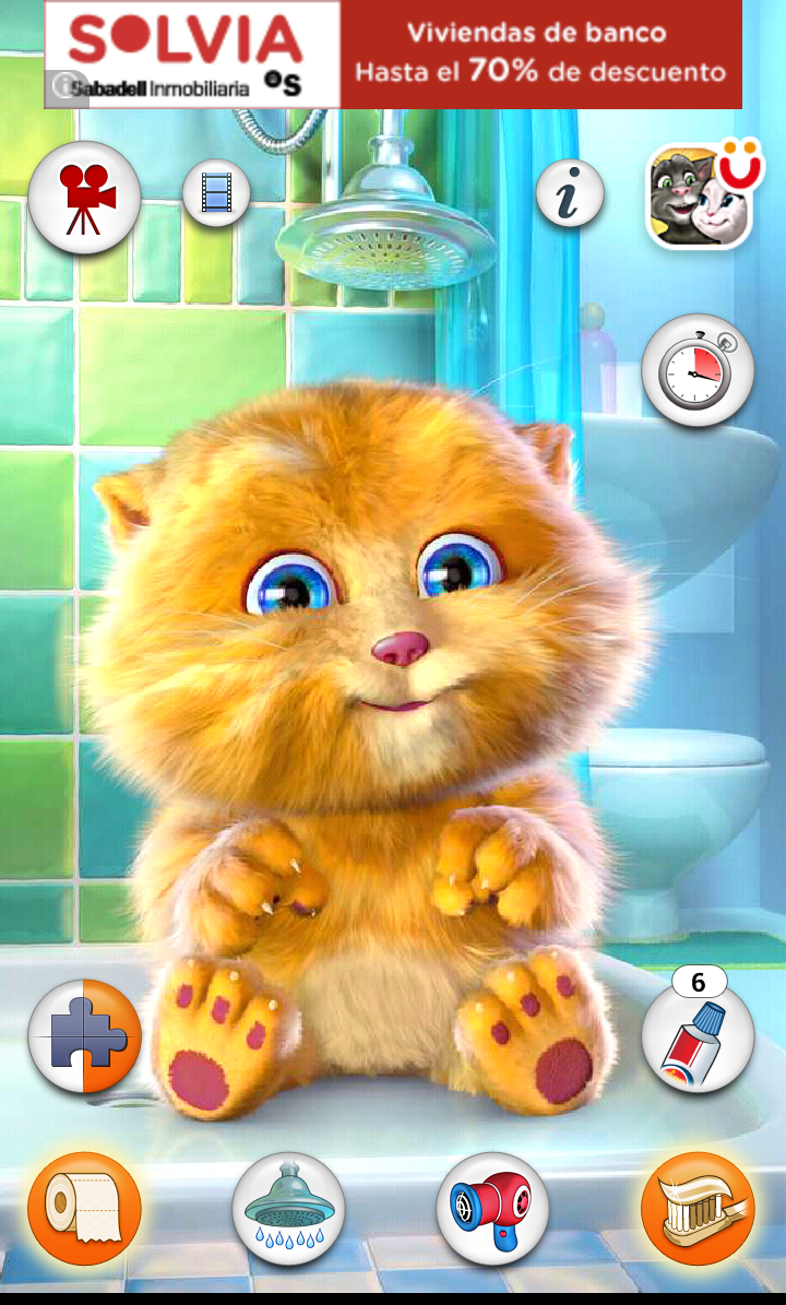 Tom le chat qui parle en francais