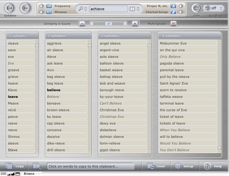 Rhyming Dictionary Download Mac
