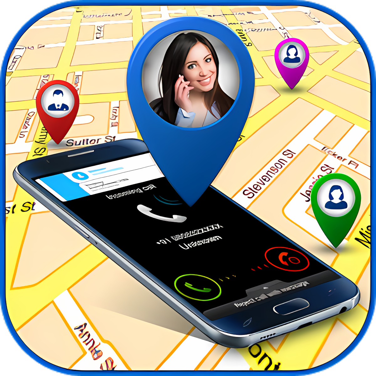 Mobile Caller Number Location Tracker