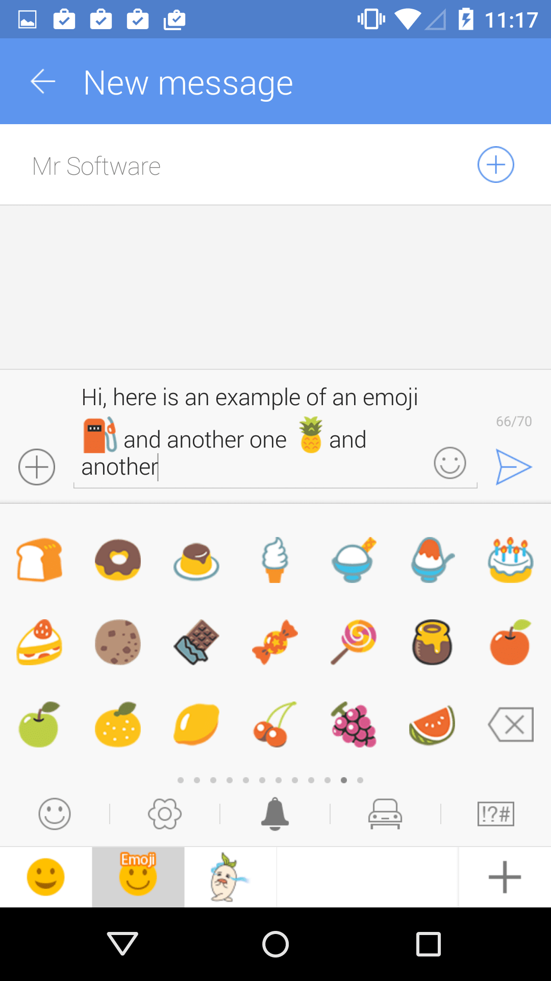 go sms pro emoji plugin screenshot