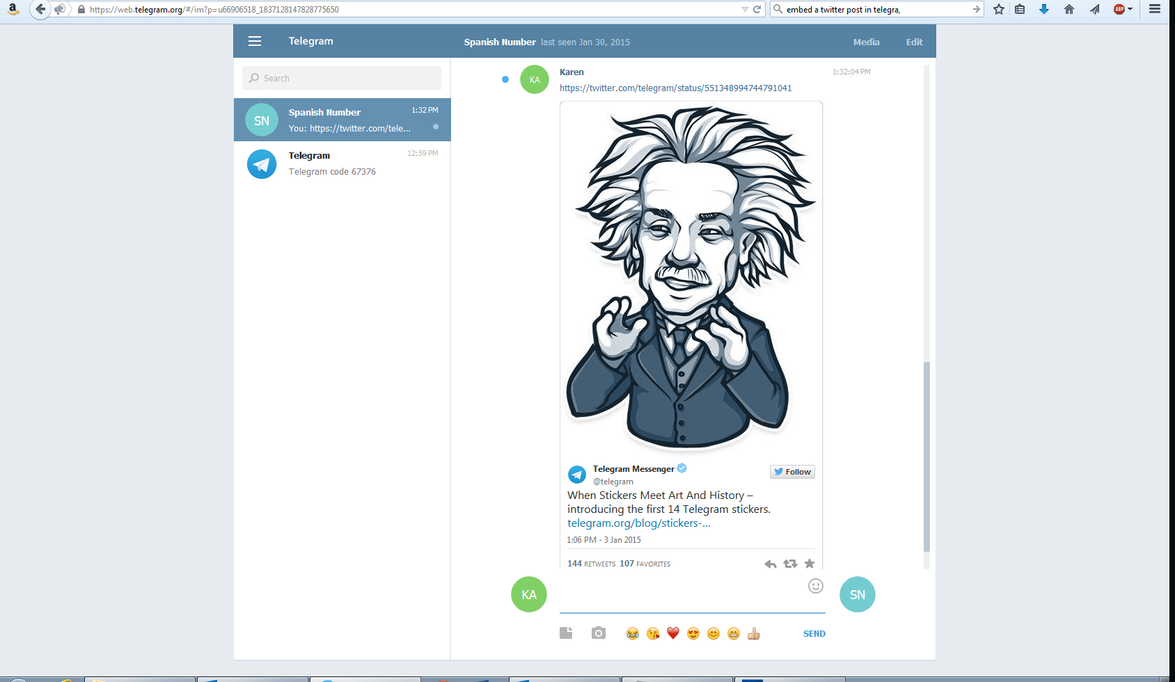 telegram updated version