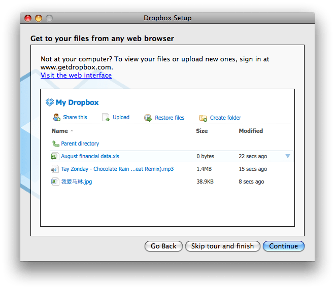 Dropbox para Mac - Download