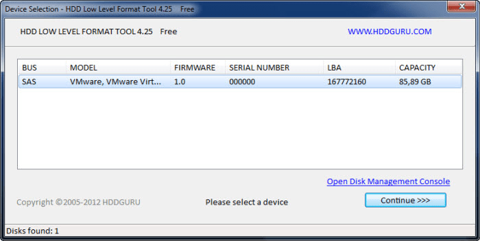 HDD Low Level Format Tool 4.40 RePack & Portable [Multilenguaje] Hdd-low-level-format-tool-screenshot