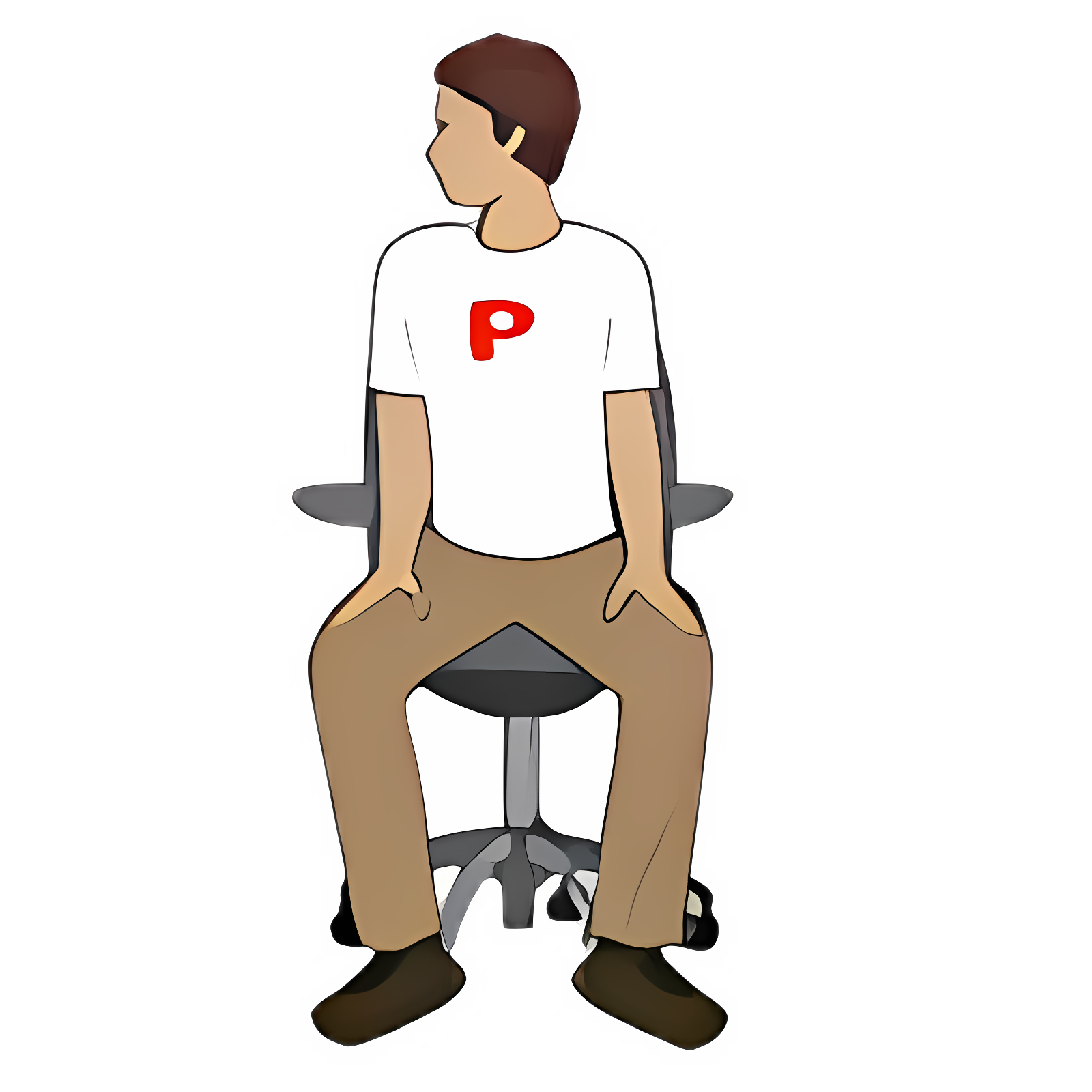 Bildschirmschoner Pauls Schreibtisch-Übungen