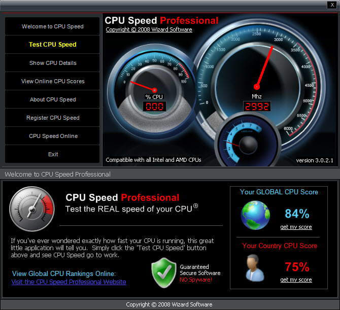 cpu speed test