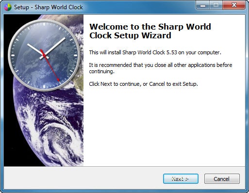 Sharp World Clock