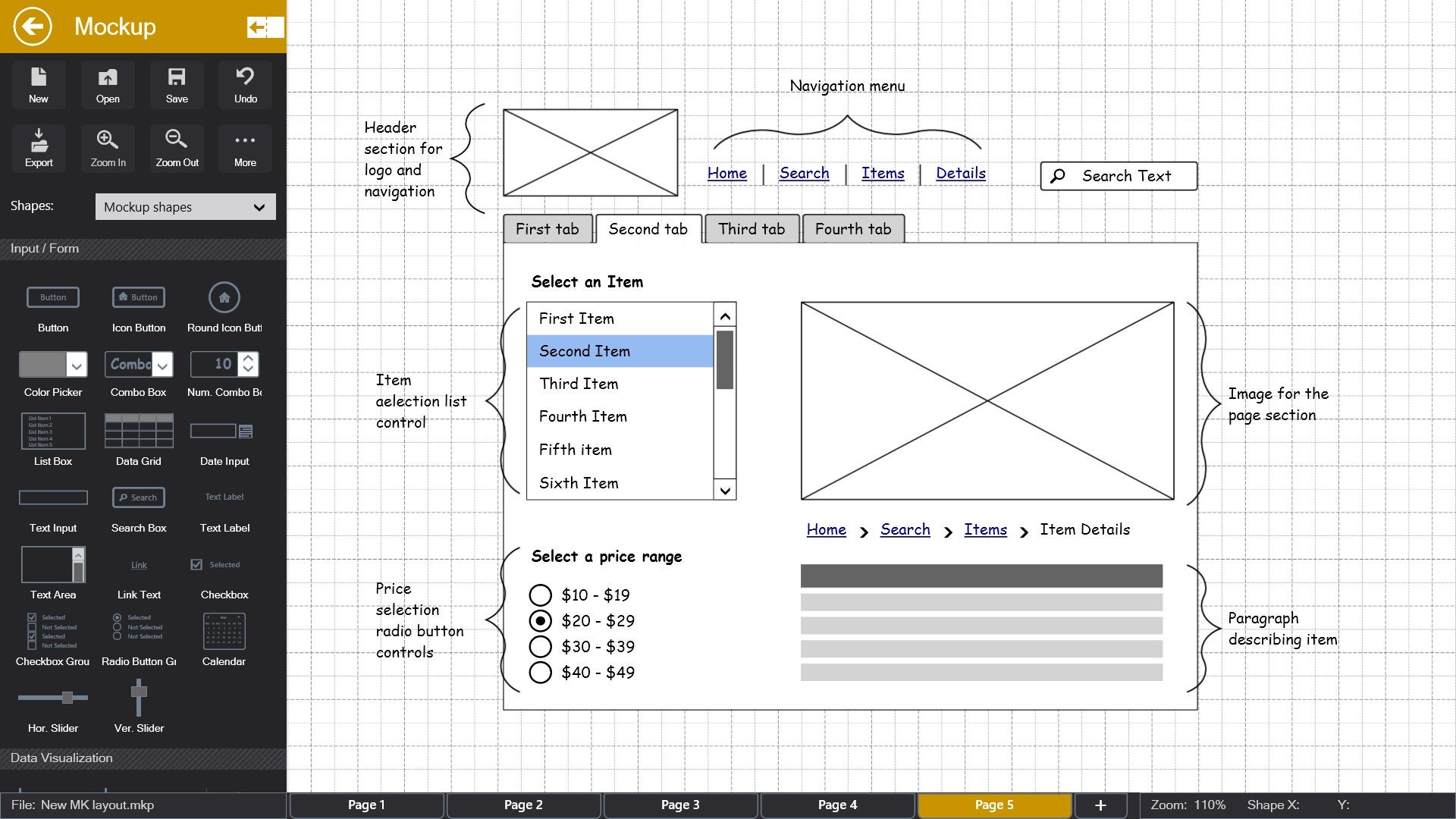 mockflow wireframe pro