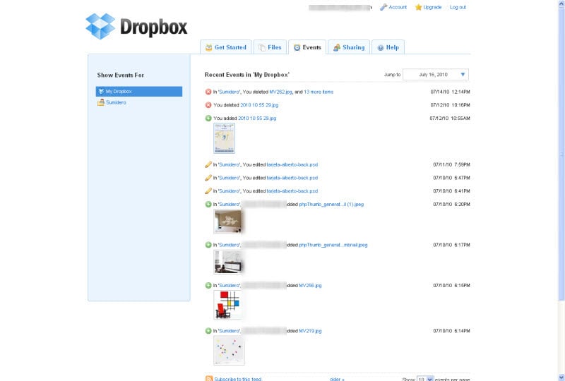 dropbox logo on iphone 8