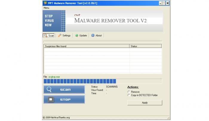 NVT Malware Remover Tool - Descargar