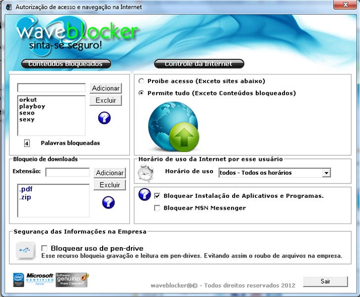Wave Blocker - Bloquear Sites
