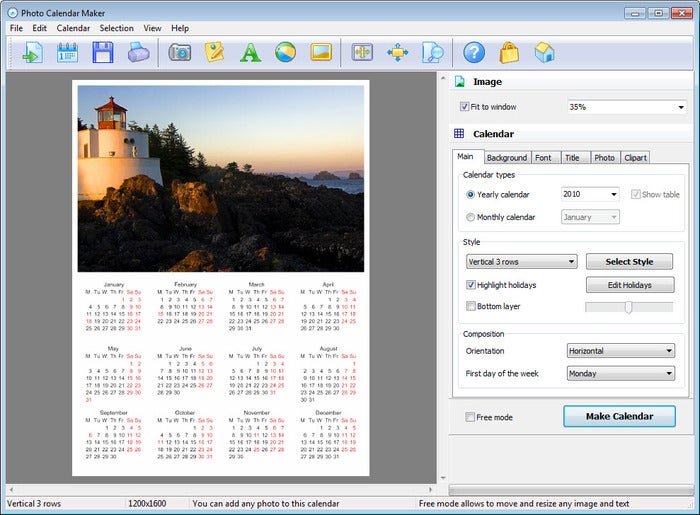 Photo Calendar Maker