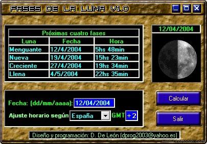 Fases de la Luna