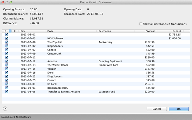 compare personal finance software for mac