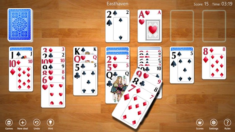 microsoft solitaire collection klondike easy ii solve the deck