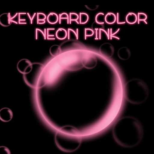 Keyboard Color Neon Pink