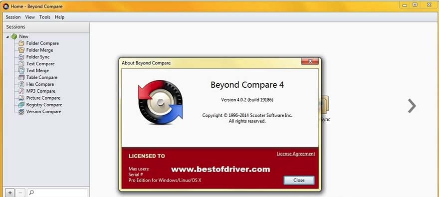 beyond compare license key has been revoked