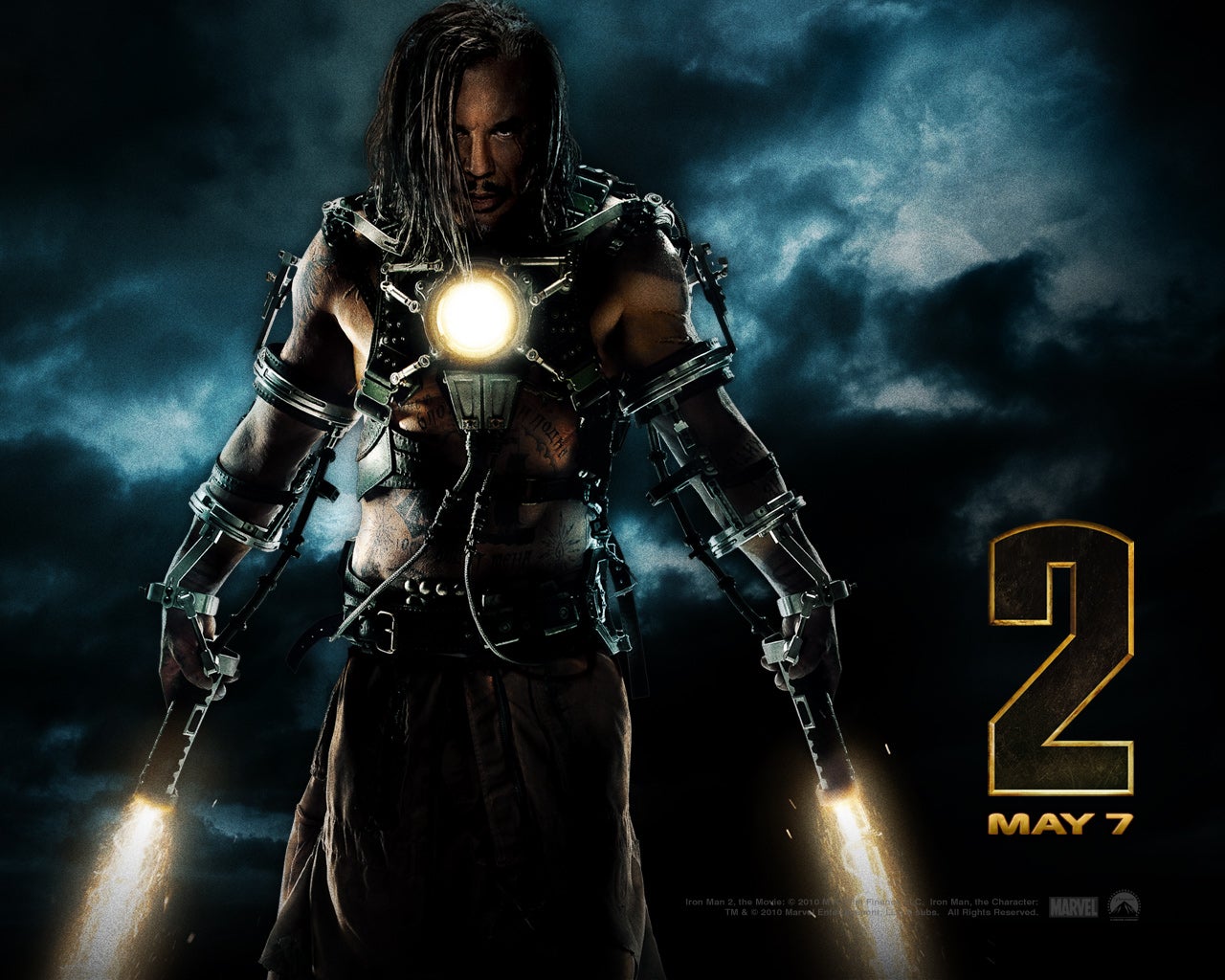 Iron Man 2 Wallpaper: Whiplash