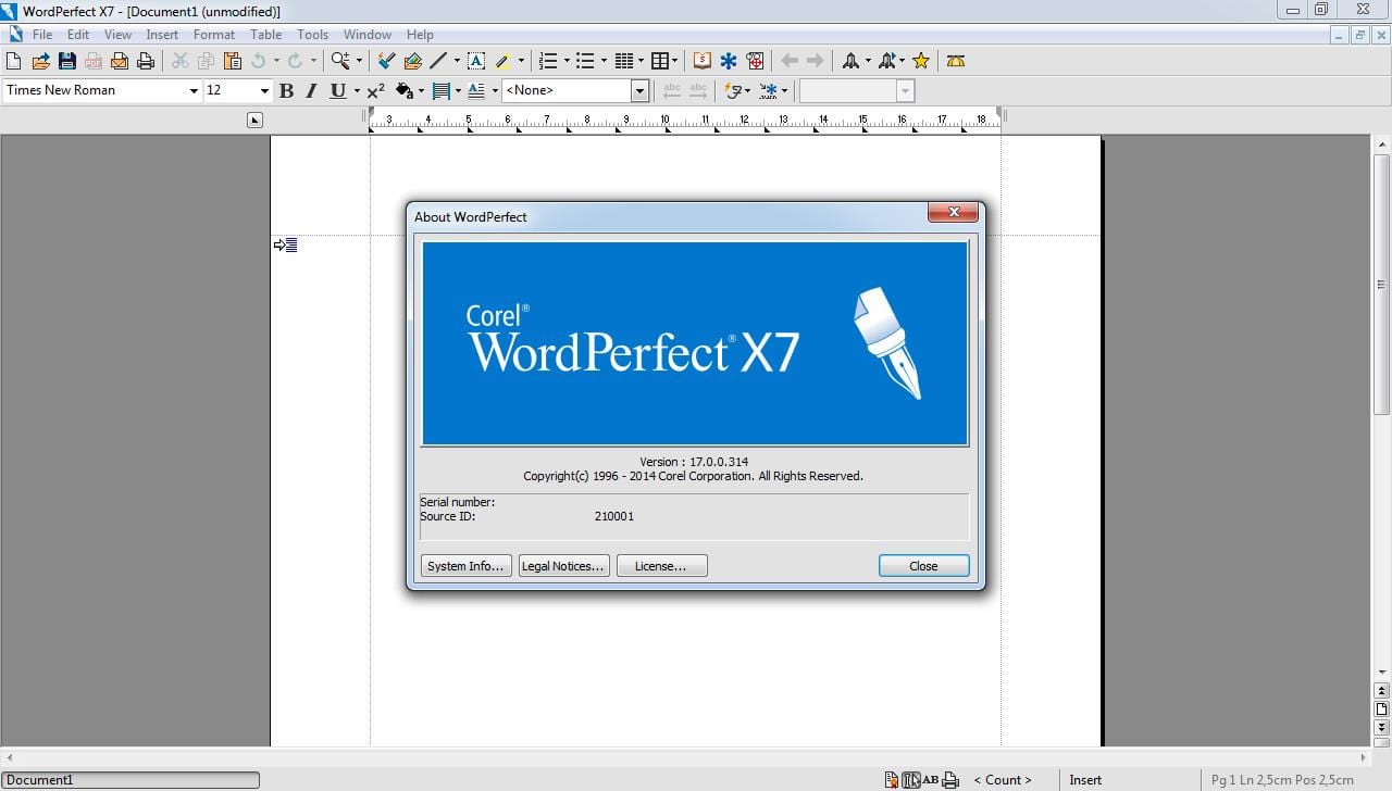 wordperfect x7 manual for windows 10