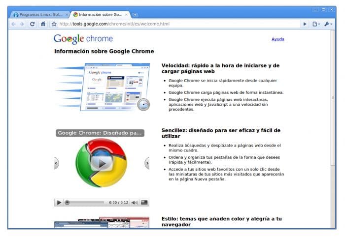 Google Chrome para Linux - Descargar