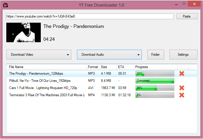 safe free yt downloader for vista