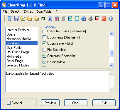 Clearprog 1.6.0 Final Build 1042 / 1.6.1 Beta 13 Build 1055 Telecharger A Laptop Complet De P2p Clearprog-screenshot