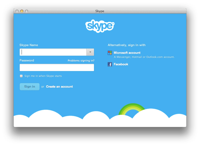 skype for mac 10.6/8