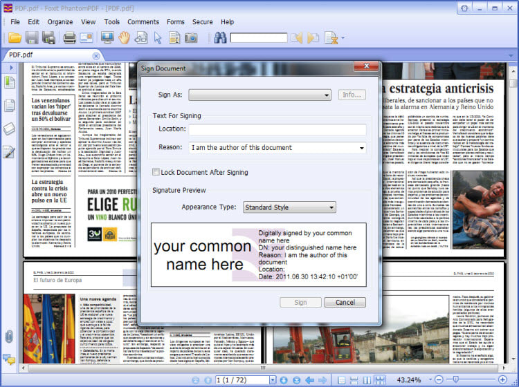 of foxit pdf editor software