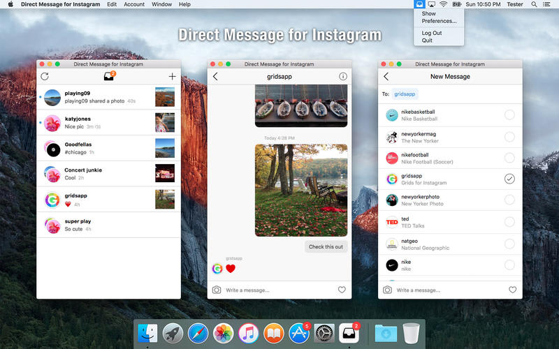 Download Direct Message Instagram For Mac
