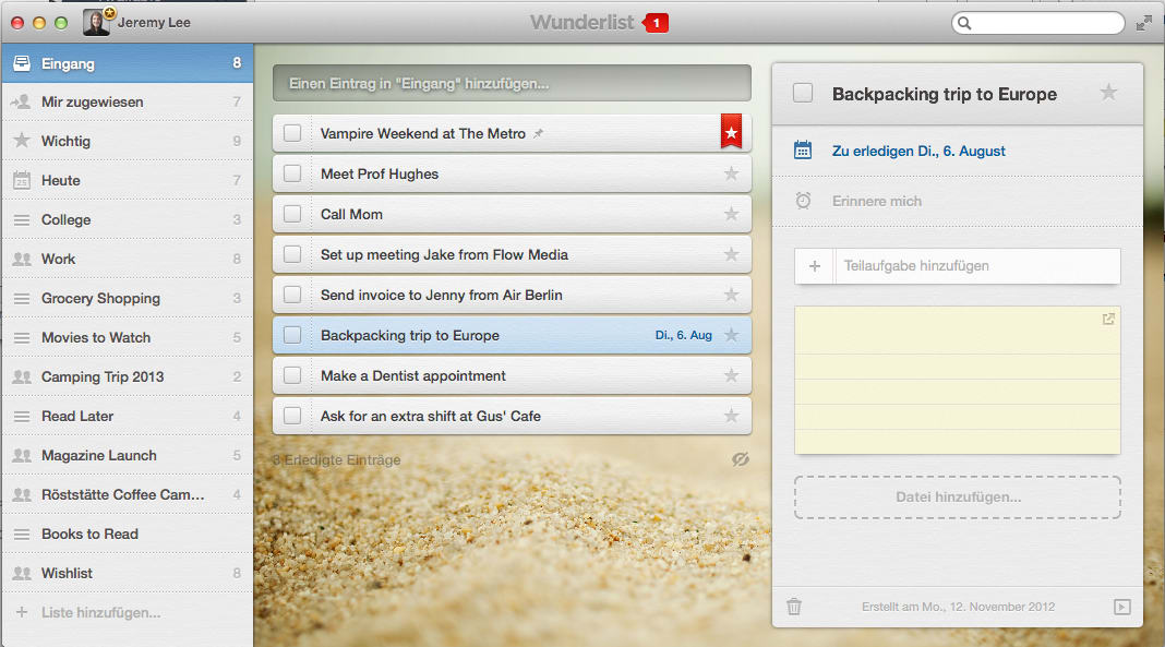 replacement for wunderlist