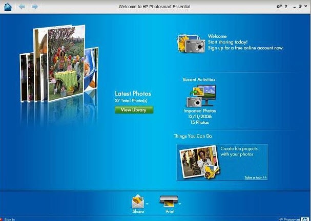 hp essential software download