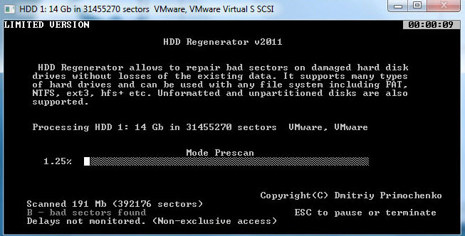 hdd regenerator for dos free download