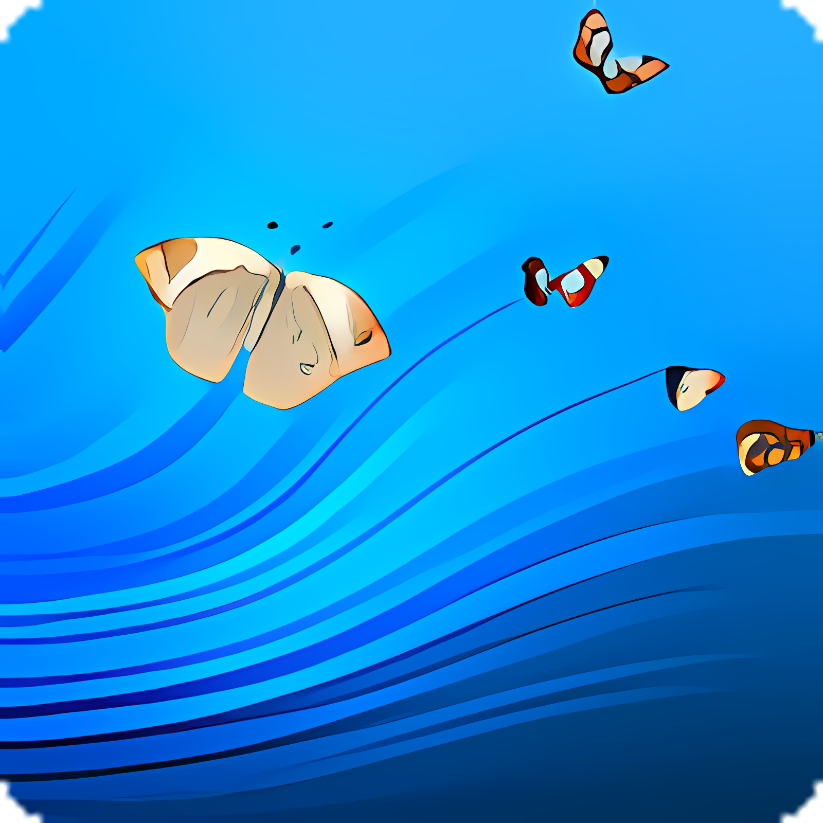 3D Desktop Butterflies Screen Saver