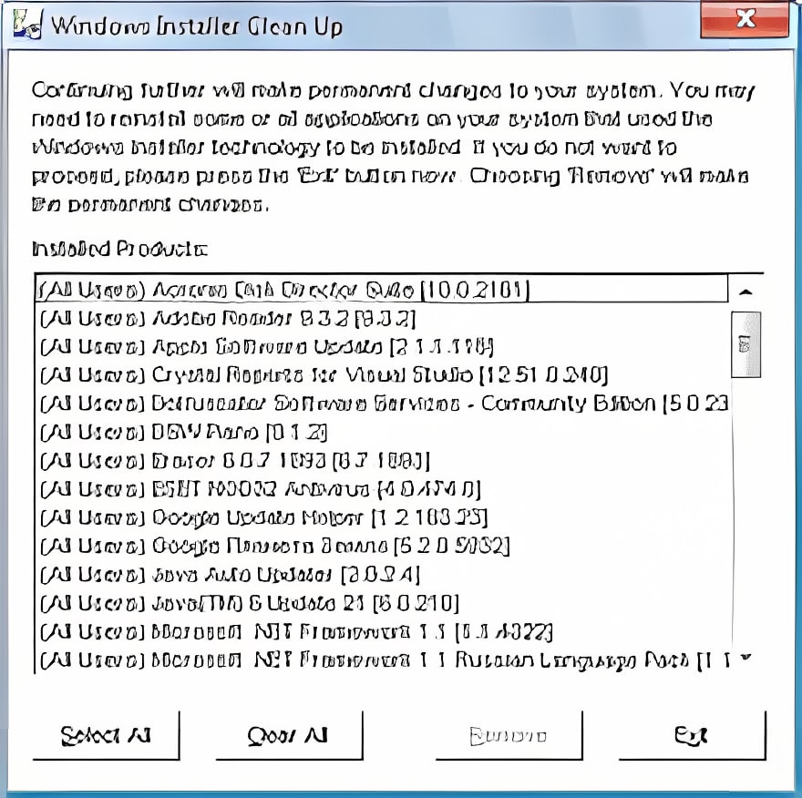 ccleaner windows installer cleanup